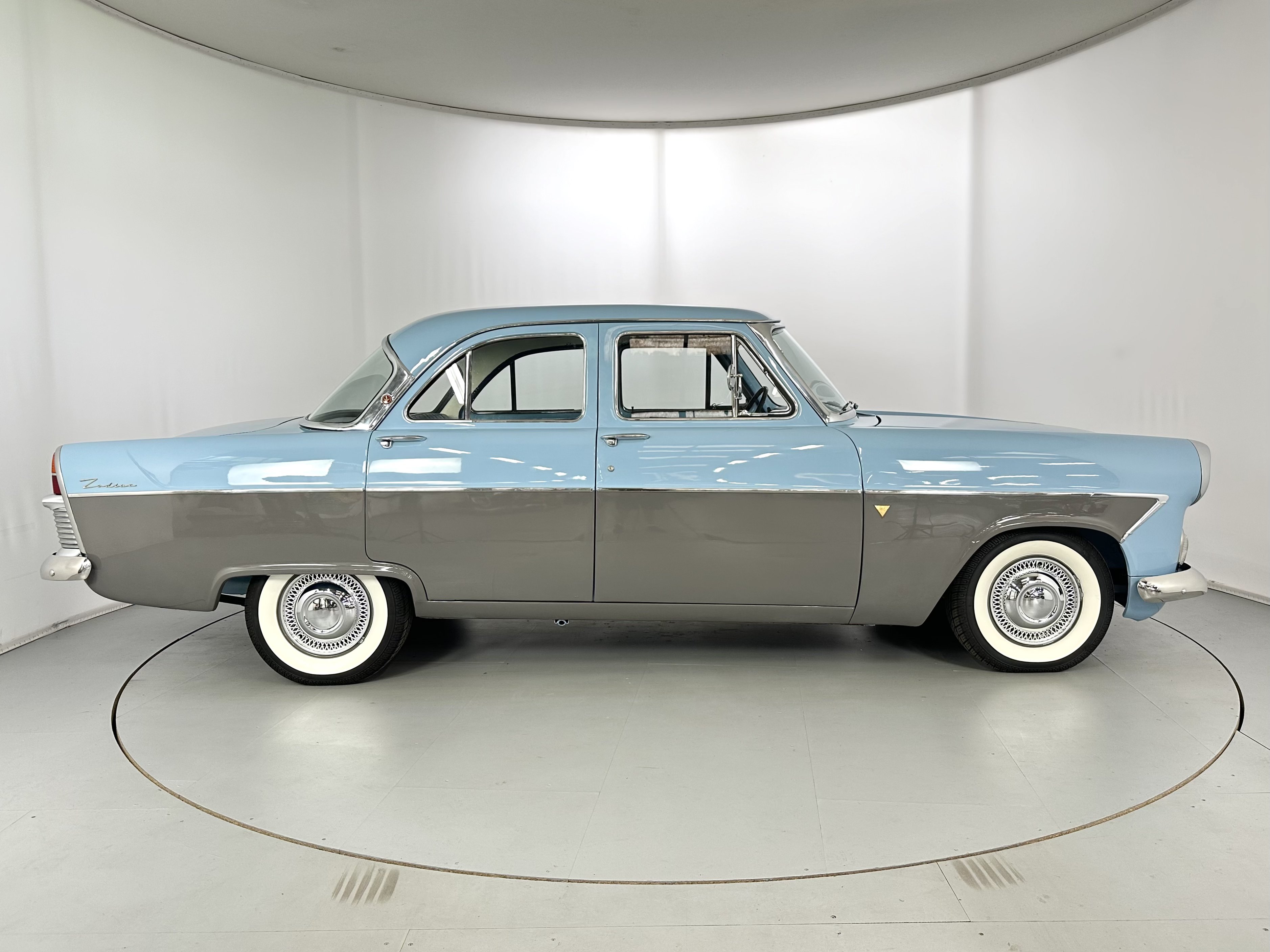Ford Zodiac 206E 2 Tons Gris 1959, Matrix 1/43, Miniature Neuve