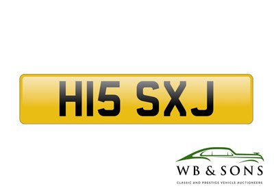 Lot 46 - Registration - H15 SXJ