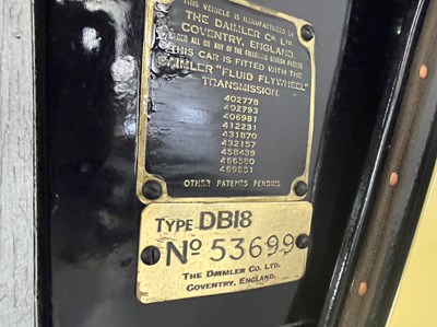 Lot 1947 Daimler DB18 DHC