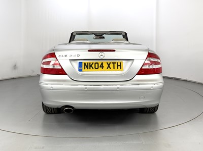 Lot 110 - 2004 Mercedes-Benz CLK240
