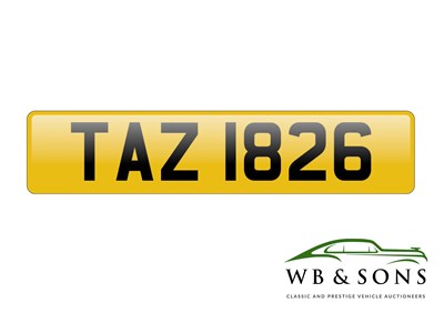 Lot 154 - Registration - TAZ 1826 - NO RESERVE
