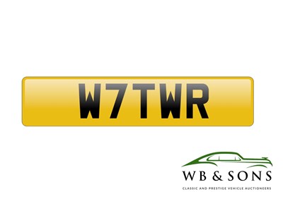 Lot 182 - Registration - W7 TWR