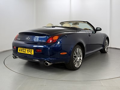Lot 123 - 2002 Lexus SC430